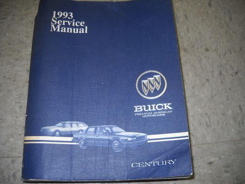 1993 buick century service repair shop manual oem 93