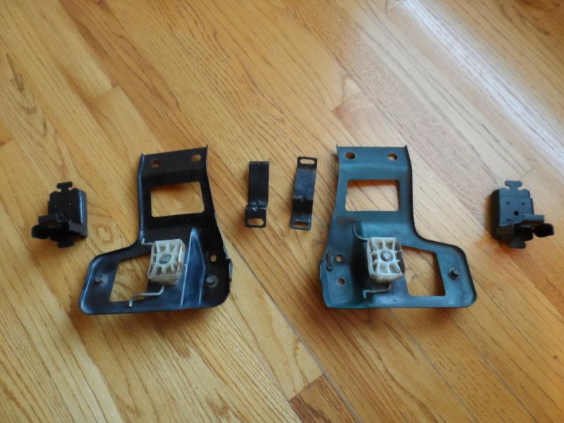  land rover p38 front bumper cover mounting brackets 1999 