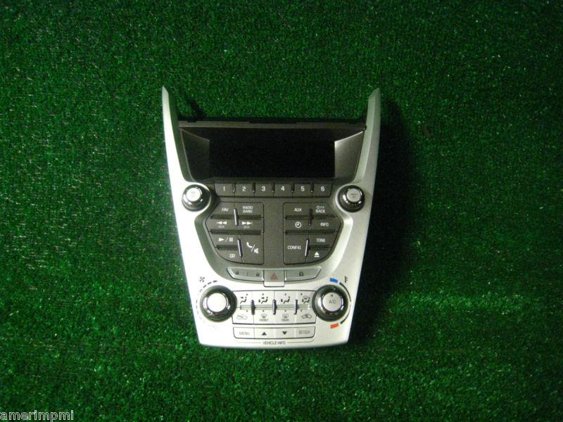 2012 chevy equinox dash radio cd heater control panel w/ display