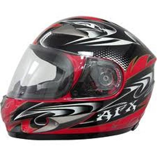 New afx fx-90 motorcycle helmet, red dare, xs