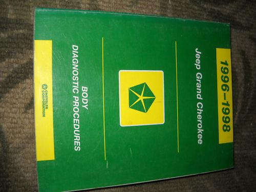 1996  jeep grand cherokee body diagnostics service shop manual second print