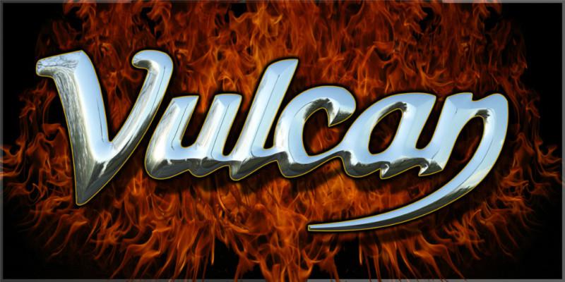 All riders - vulcan kawasaki custom motorcycle banner - vulcan real fire