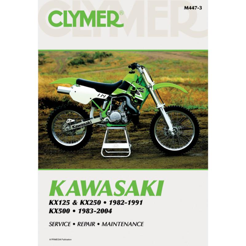 Clymer m447-3 repair service manual kawasaki kx125/250 82-91, kx500 83-04