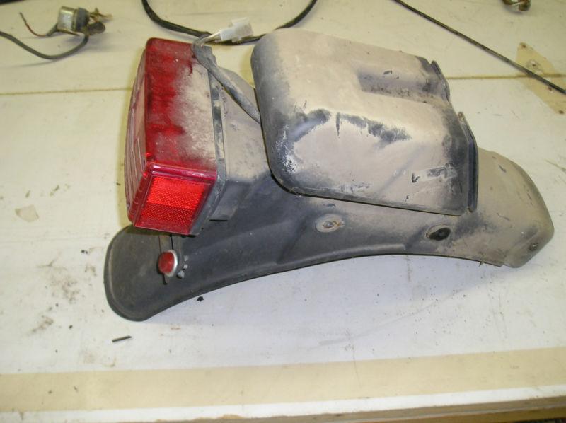 1979 suzuki gs450 rear plastic fender and stop light assembly
