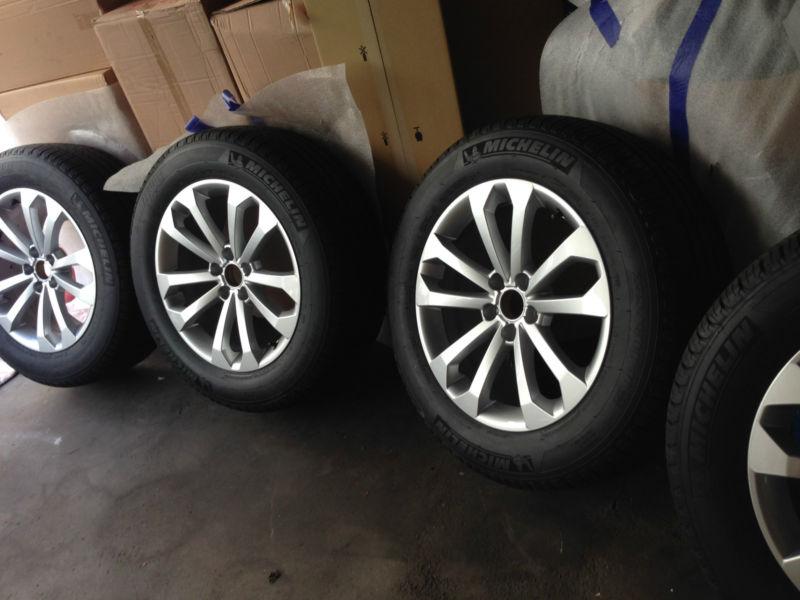 2013 audi q5 factory 18 wheels tires rims oem 8r0601025bm 235/60/18 michelin