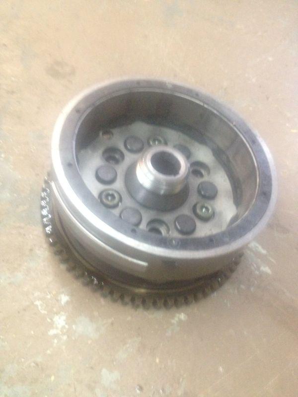 07 yamaha grizzly 660 factory flywheel , gear and one way starter bearing 