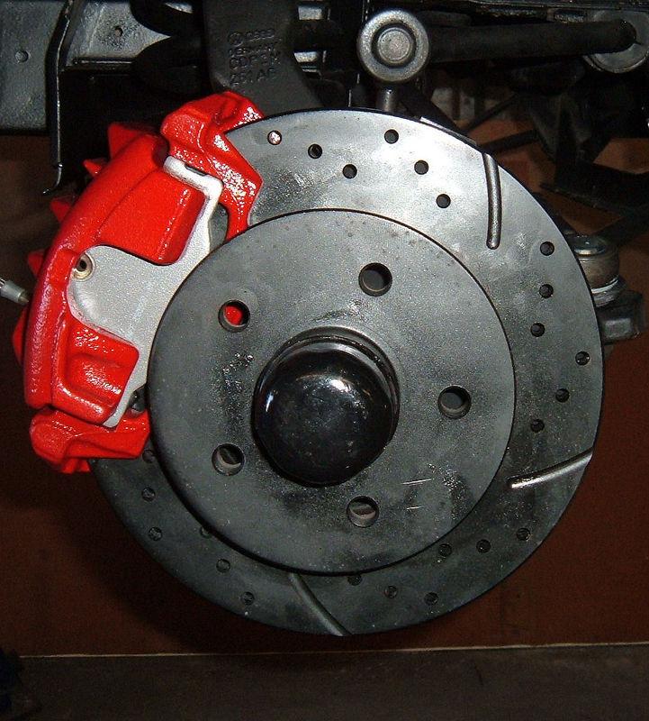 Vanagon  & westfalia  cross-drilled rotors & brake & bearing kit - 2wd & 4wd