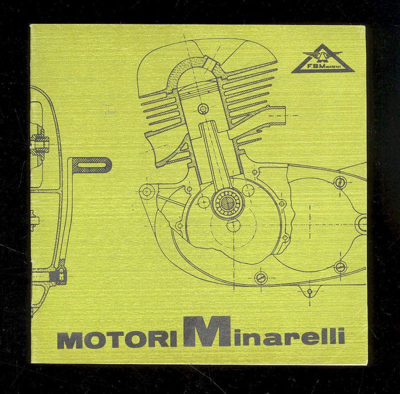 Motori minarelli motorcycle motors dealership brochure