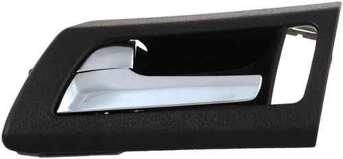 Int door handle rear lh g8 chrome lever, black housing (brush) platinum# 1231950