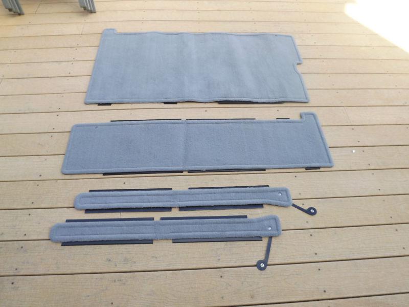 11-13 toyota sienna oem light gray grey rear carpets floor mats brand new 