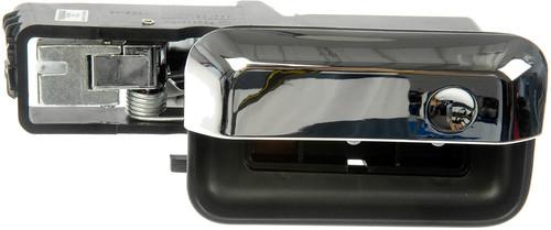 Int door handle rear right, chrome lever black housing platinum# 1230854