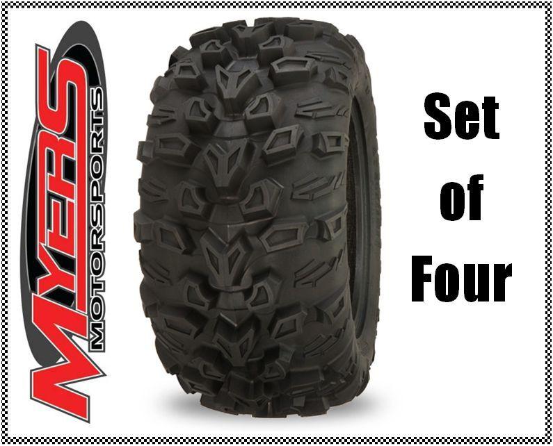 Sedona mud rebel r/t radial atv utv mud tire set of 4 25x8-12 25x10-12 