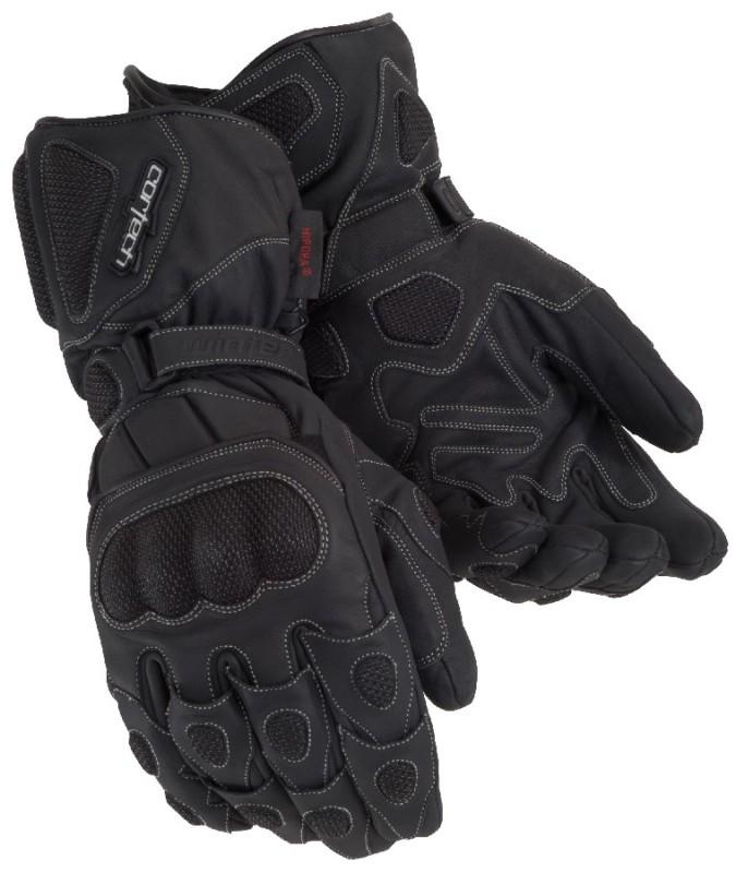 Cortech scarab mens black xs winter motorcycle riding glove cold weather
