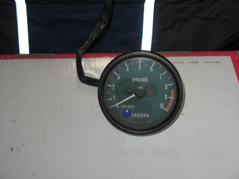 1976 77 78 yamaha rd400 original tachometer