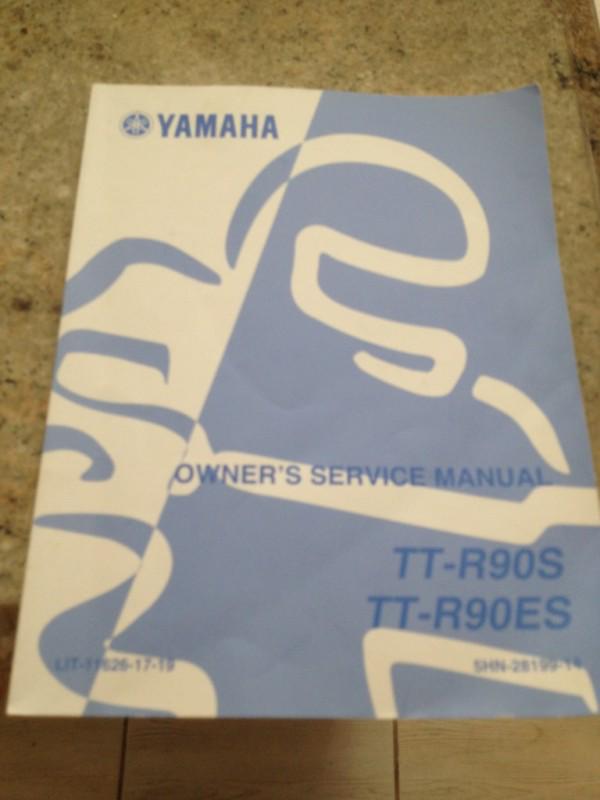 2004 yamaha tt-r90 motorcycle owners service manual ttr90s tt-r90e s shop repair
