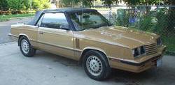 Chrysler lebaron / dodge 600 1984-1996 convertible hard glass buckskin vinyl new