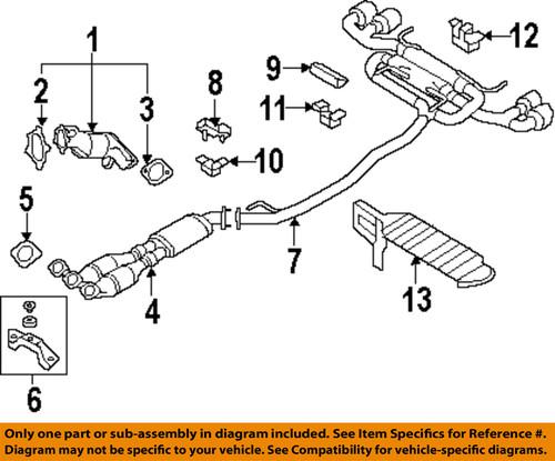 Nissan oem 20722jf00a exhaust hanger/parts/exhaust bracket