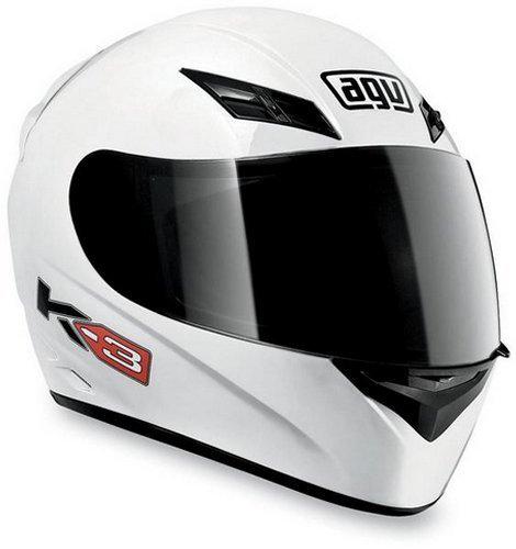 Agv k3 helmet solid white l/large