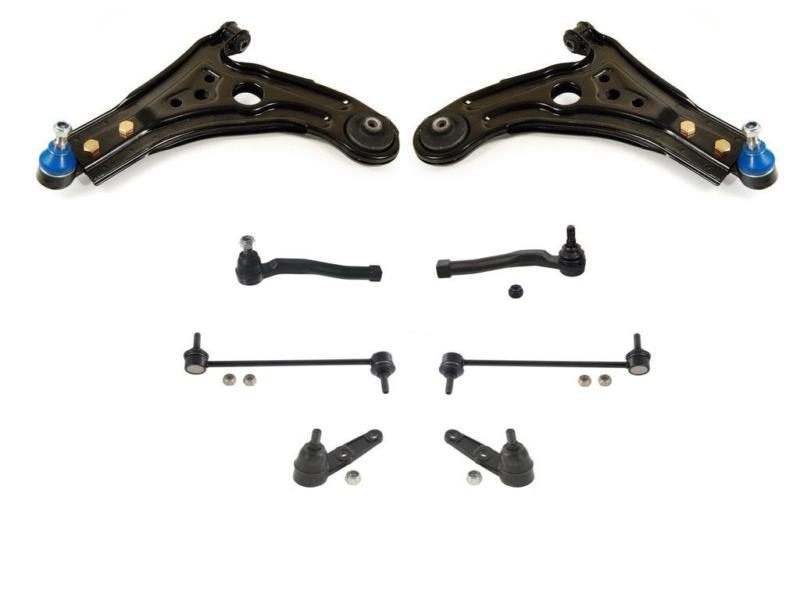 Aveo aveo5 low control arms & upp & low ball joints tie rods links 8pc kit