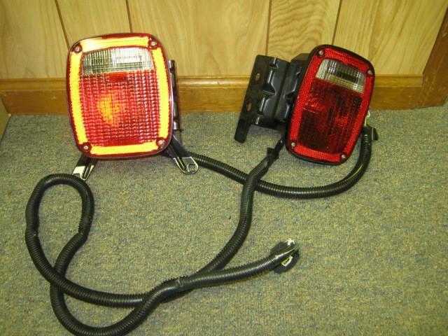 New pair grote factory chevy van gm cab & chassis trailer tail lights!