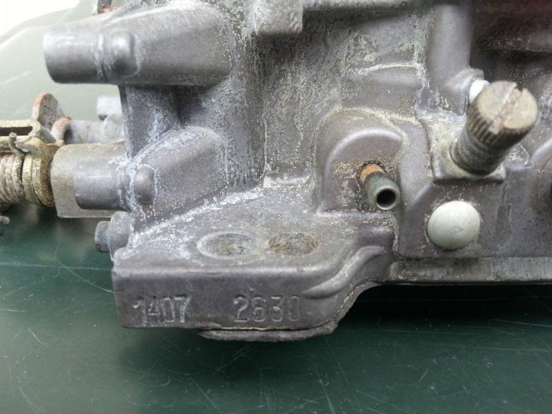 Edelbrock carburetor model 1407  cfm 750 needs rebuild 