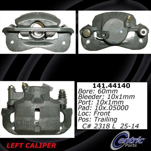 Centric 141.44140 front brake caliper-premium semi-loaded caliper