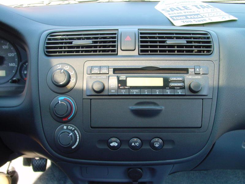 Honda civic cd player radio stereo 01 02 03 04 05 