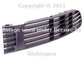 Vw passat (98-01) bumper cover grille right front genuine + 1 year warranty