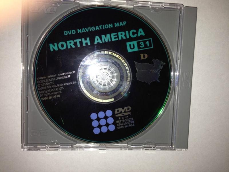 Toyota lexus navigation dvd cd disc u31 navagation disk oem gps map