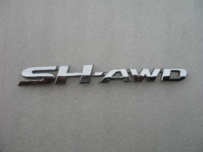 Acura rl tl mdx rdx sh-awd sh awd rear chrome emblem logo decal badge symbol oem