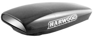 Harwood 4166 areo iii hood scoop - bolt-on style overall: 35''l x 7.5''h base: 2