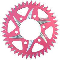 Pink vortex rear motorcycle sprocket breast cancer research limited edition 