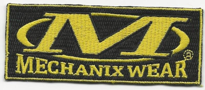 Mechanix wear racing patch 4 inches long size new 