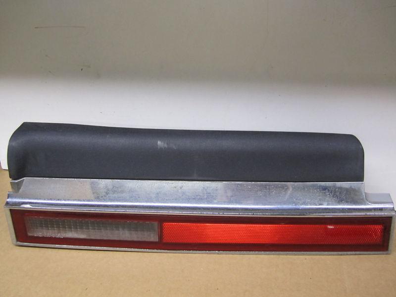 Lincoln mark vii 87-92 1987-1992 inner tail light passenger rh right dull