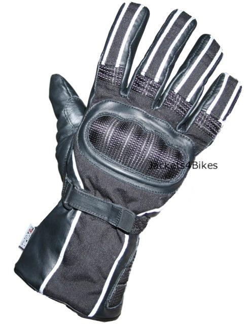New rain waterproof motorcycle bike gloves black s