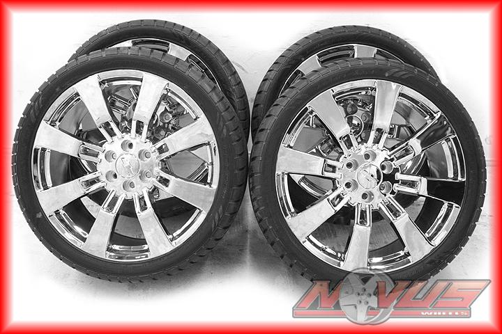 New 24" chevy tahoe silverado hybrid cadillac escalade chrome wheels tires 22 20