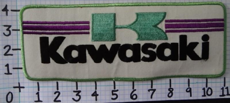 Vintage nos kawasaki motorcycle patch from the 70's 001