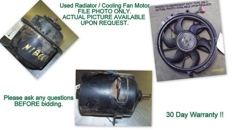 95 96 97 98 mazda protege radiator fan motor fan used vin jm1ba 1.5l r 5 blade
