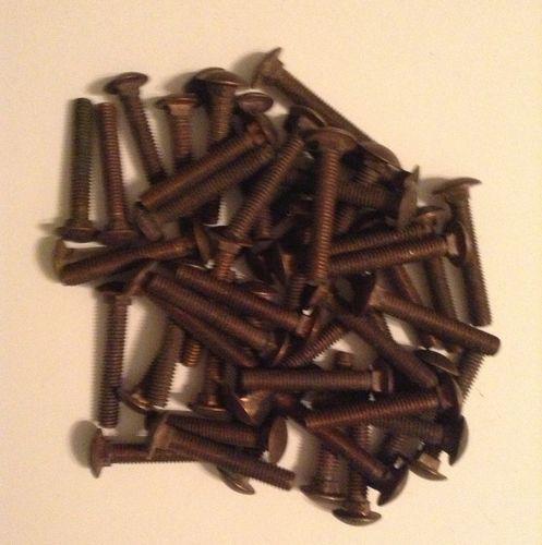 50 silicon bronze carriage bolts (5/16-18 x 2" full thread)