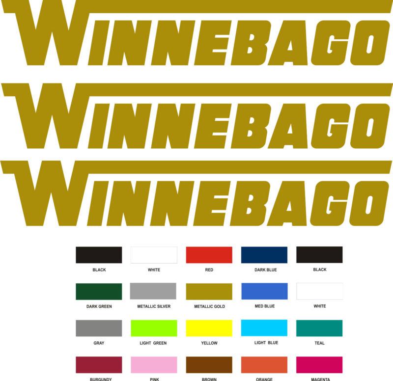  winnebago 3 rv decal graphics decals sticker 