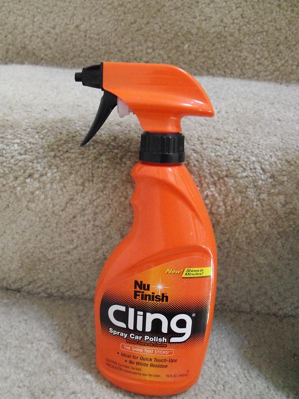 *nwt* nufinish cling spray car polish 15 fl oz.
