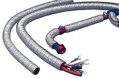 Dei 010415 cool tube hose wire heat shield 1/2"id x 15'