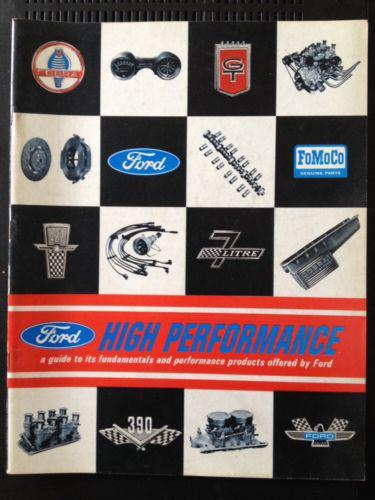 Ford high performance parts catalogue shelby cobra ak miller 427