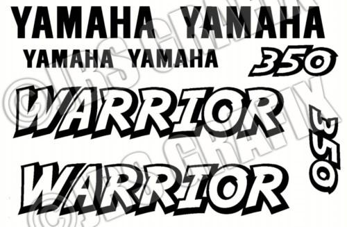 Yamaha warrior decal/sticker set  *free shipping* and color choice
