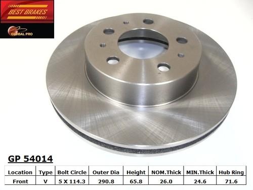 Best brakes usa gp54014 front brake rotor/disc-disc brake rotor