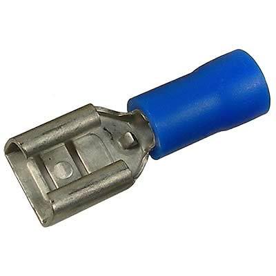 Pico wiring electrical wiring connectors 1/4" female spade 14-16 gauge wire blue