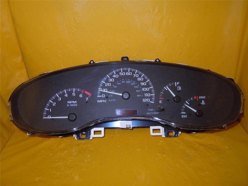 01 02 03 malibu speedometer instrument cluster dash panel gauges 145,252