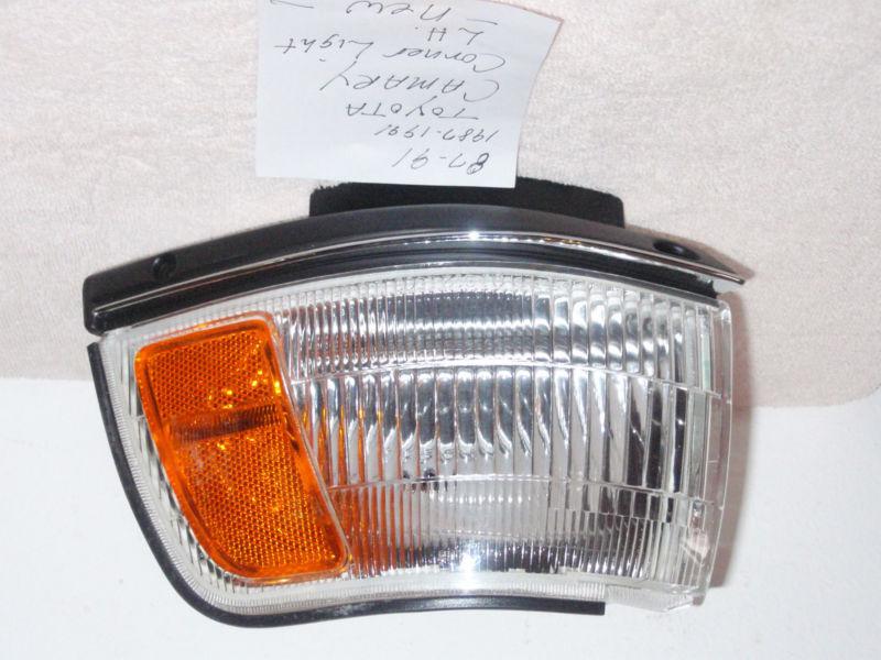 New out of box 87 91 toyota camary 01-312-1503l-as corner light lh depo