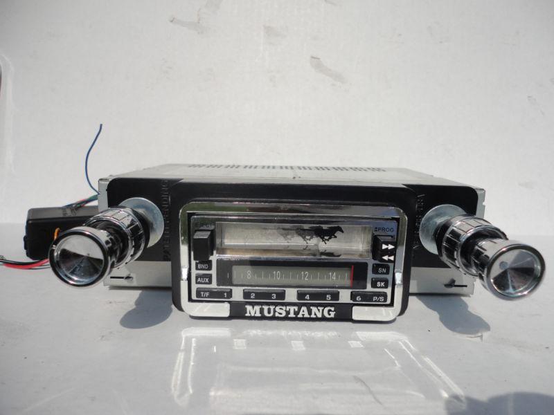 1965-1966 ford mustang am-fm cassette radio not working no reserve