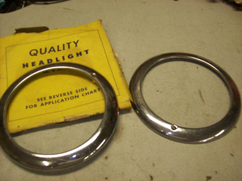 1947 ford headlight rings nors